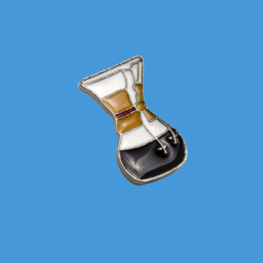 pin chemex z kawą